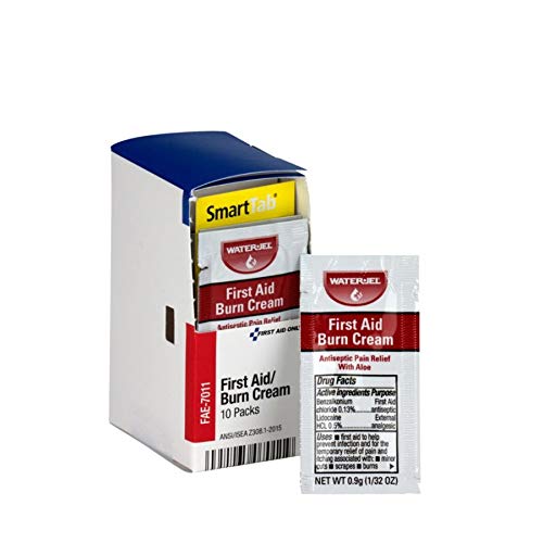 First Aid Only FAE-7011 SmartCompliance Refill Burn Cream, White, 10 Count, 1/32 oz. (.9 g) - NewNest Australia