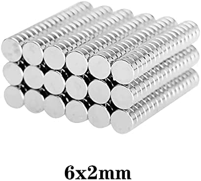 100pcs 6x2mm Mini Small Circular Magnets Strong 6mmx2mm Fridge N35 Neodymium Magnet disc 6x2mm Permanent NdFeB Magnets 6*2 - NewNest Australia