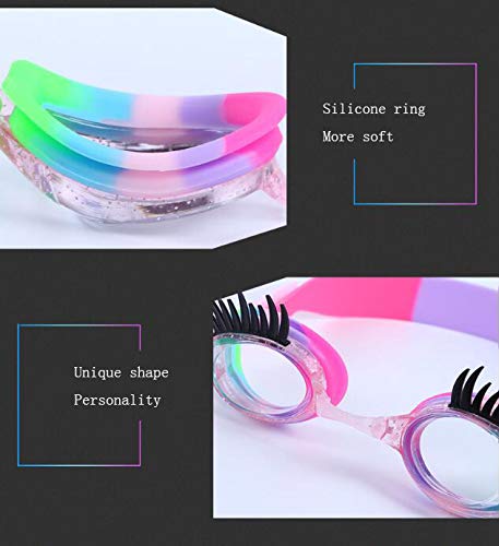 Swimming Goggles Anti Fog No Leak Non Slip UV Protection for Kids Eyelash - NewNest Australia