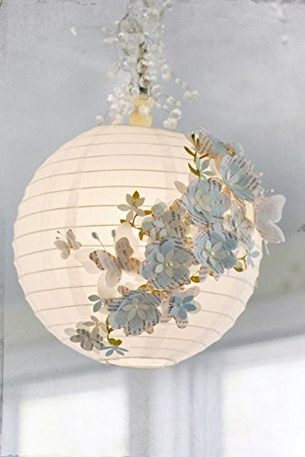 Supla 20 Pack Chinese White Paper Lantern Hanging Paper Lanterns White Round Paper Lanterns 4” 6” 8” 10” 12” White Hanging Lanterns Wedding Party Decorations - NewNest Australia