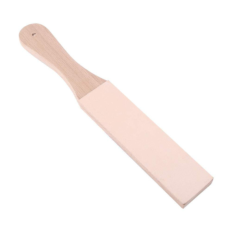 DIY Leather Strops Kit with Wooden Handle Leather Strop Double Sided Leather Paddle Strop for Leather Knife Sharpening Polishing - NewNest Australia