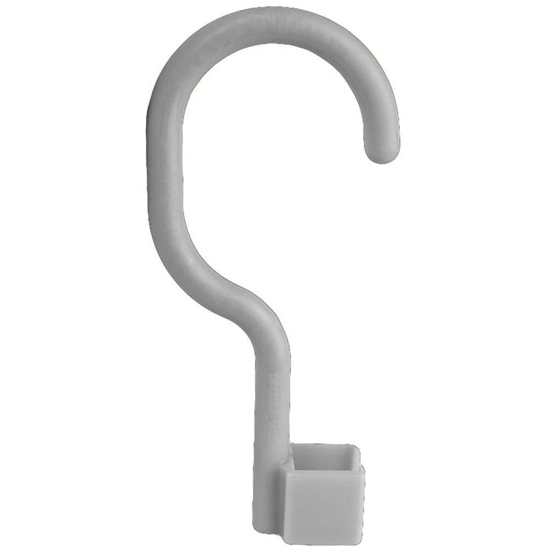 NewNest Australia - Global Door Controls Closet Hanger and 4 Universal Hooks in Warm Gray 