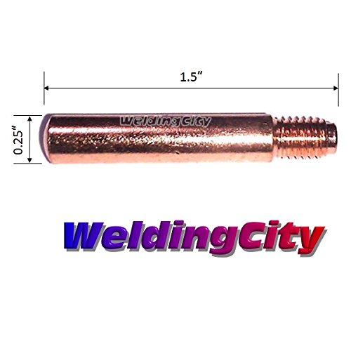 WeldingCity 25-pcs Contact Tip 14-35 (0.035") for MIG Welding Gun Lincoln Magnum 200-400 and Tweco Professional No.2 - No.4 14-35 (0.035") - NewNest Australia
