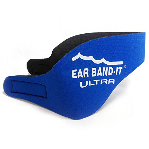Ear Band-It Ultra Swimming Headband with Putty Buddies earplugs - 6 Pair Soft Silicone Premium Ear Plugs - The Best Swim Headband and Earplugs - Doctor Recommended Blue Small (ages 3mo to 1yr) - NewNest Australia