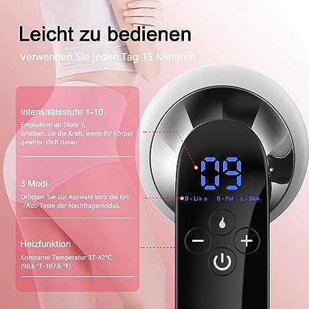 Cellulite Massager, Ultrasonic Cavitation Machine, Shapes The Perfect Abdomen, Waist, Arms, Legs And Hips With Ultrasonic Technology Cellulite Massager - Upgraded Version 4 - NewNest Australia