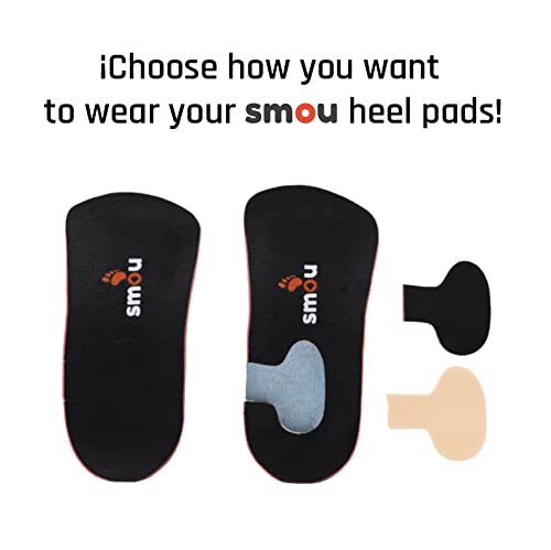Smou Heel Plantar Fasciitis Insoles, Professional Orthopedic Heel Pads For Women And Men, For Treating Heel Spurs And Relieving Pain From Flat Or Hollow Feet (39-40-41 Eu) - NewNest Australia