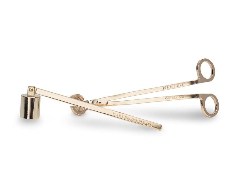Harlem Candle Company Snuffer/Trimmer Set of 2, Candle Snuffer Extinguisher and Candle Wick Trimmer Cutter, Stainless Steel with Gold Finish, Gift Box Packaging - NewNest Australia