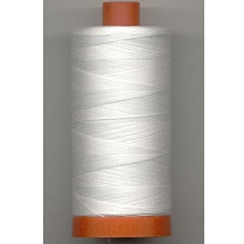 Aurifil A1050-2021 Mako Cotton Thread Solid 50WT 1422Yds Natural White - NewNest Australia