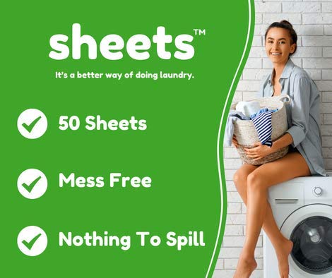 As Seen On Shark Tank, 50 Laundry Detergent Sheets, 40 Fabric Softener Dryer Sheets Plastic Free Compostable Dryer Sheet (Free & Clear Laundry and Dryer Sheets) Earth Friendly, A Breeze To Use Free & Clear Laundry and Dryer Sheets - NewNest Australia
