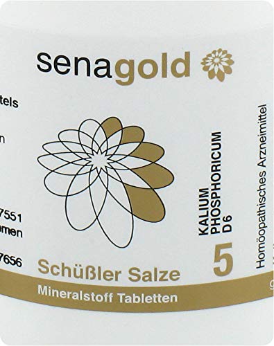 Schuessler Salt No. 5 tablets | Kalium phosphoricum D6 | gluten-free (1000 pieces (pack of 1)) - NewNest Australia
