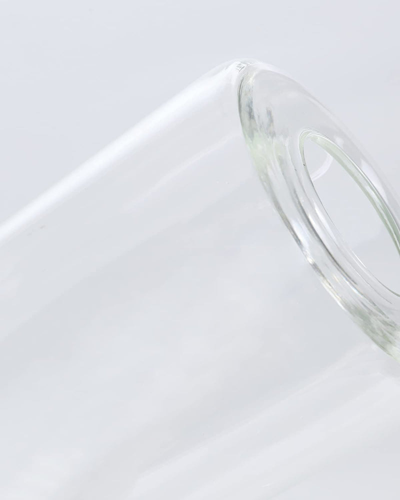 Clear Glass Shades Replacements 1-Pack 5.5in Height, 3.5in Diameter, 1.65in Fitter, Clear Cylinder Glass Lamp Shade High Transmittanc Glass Shade Cover Globes for Light Fixtures Clear Cylinder Glass Shade 1 Pack - NewNest Australia