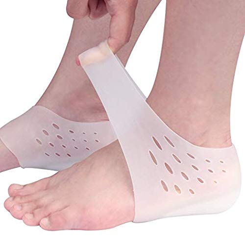 PEDIMEND Breathable Height Increasing Insole (1PAIR - 2PCS) | Invisible Heel Lift Pads | Can Be Use for Heel Cushioning, Heel Raise, Achilles Tendonitis, Plantar Fasciiitis | Foot Care White - NewNest Australia