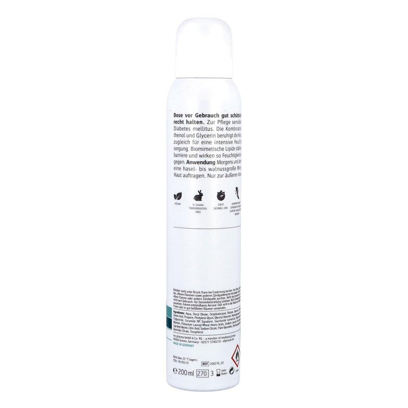 Allpresan Diabetic foam cream INTENSIVE + REPAIR without urea 200 ml - NewNest Australia