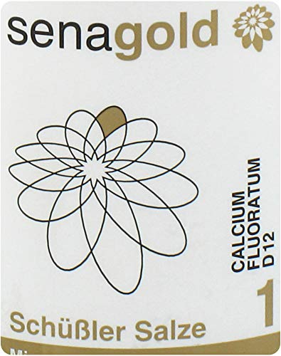 Schüßler Salt No. 1 - Calcium fluoratum D12 | tablets | gluten-free (400 pieces) 400 pieces (pack of 1) - NewNest Australia