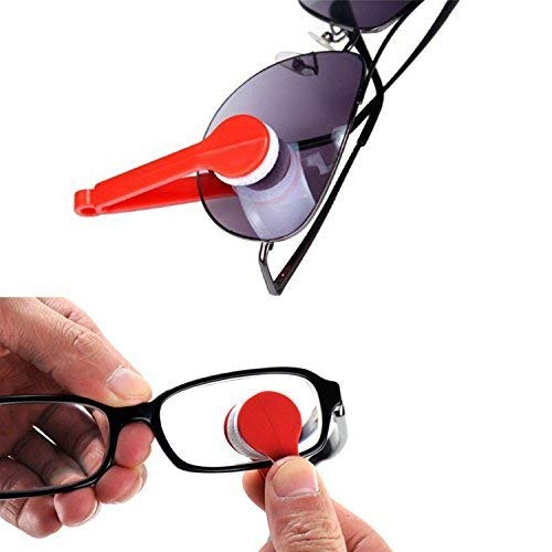 5 Pcs Mini Sun Glasses Eyeglass Microfiber Spectacles Cleaner Soft Brush Cleaning Tool Mini Microfiber Glasses Eyeglasses Cleaner Cleaning Clip (Random Color) - NewNest Australia