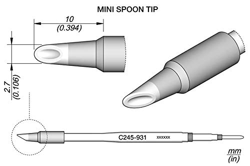 JBC C245931 Cartridge Mini Spoon 2.7mm - NewNest Australia