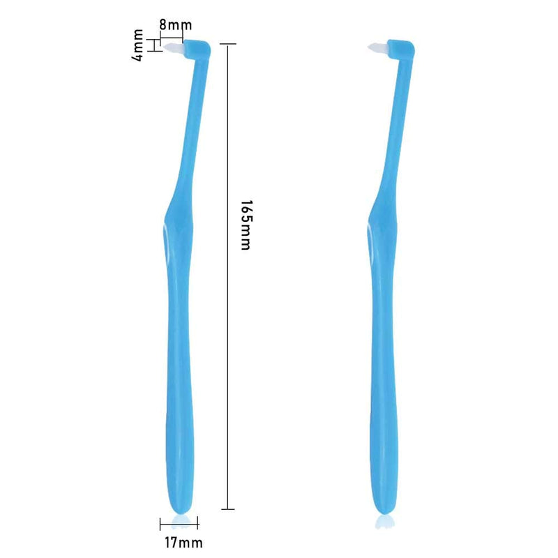 10 PCS Interspace Toothbrushes Soft Interdental Toothbrushes Gum Interdental Teeth Brushes Orthodontic Toothbrushes Dental Gap Brushes Single Tufted Brush Slim Interspace Brush For Braces Bridges 10pcs - NewNest Australia