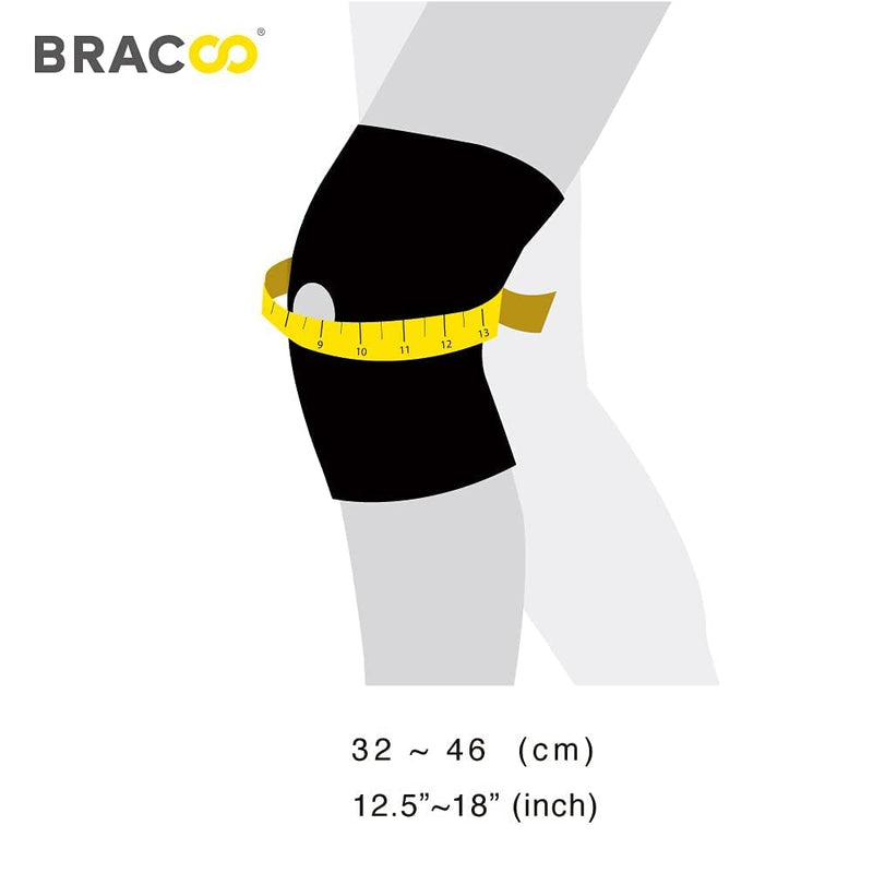Bracoo Ks10 Knee Support For Men And Women Knee Support With Patella Opening - Neoprene Knee Support Ideal For Volleyball, Basketball, Fitness, Sports And Everyday Use (Black) - NewNest Australia
