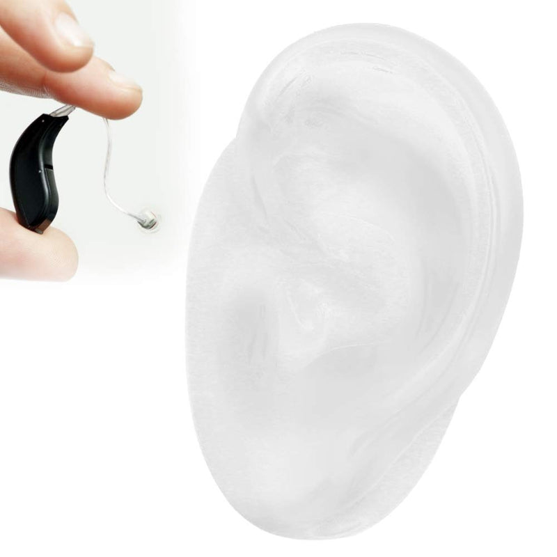 Silicone Ear Model, Simulation Artificial Ear Display Model For Wearing Hearing Aids, Window Display And Exercise For Ear Impressions (Can Be Mounted On Prosthesis Head) (Left Ear) - NewNest Australia