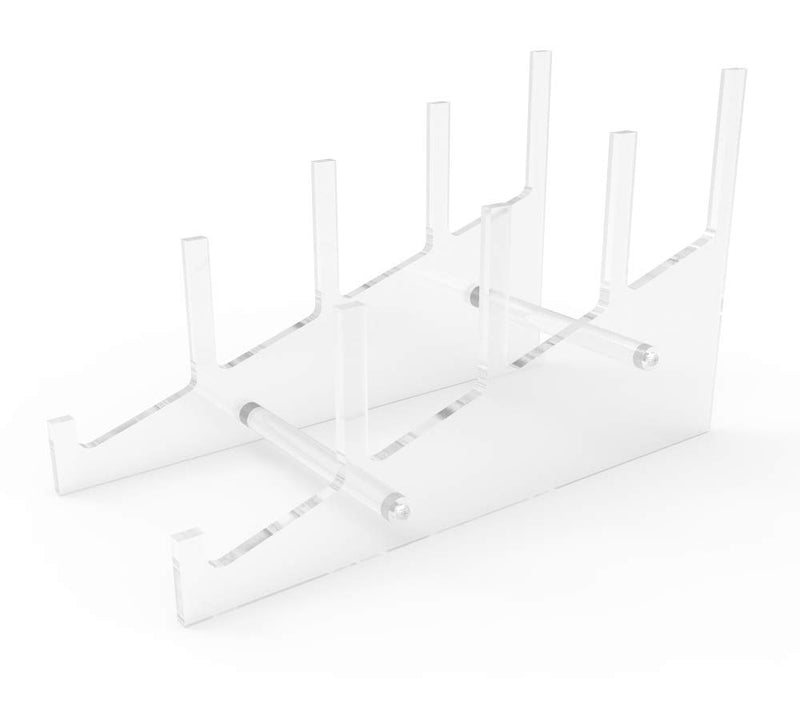 NewNest Australia - FixtureDisplays Medium Multiple Plate Acrylic Rack Display Holder 10749 