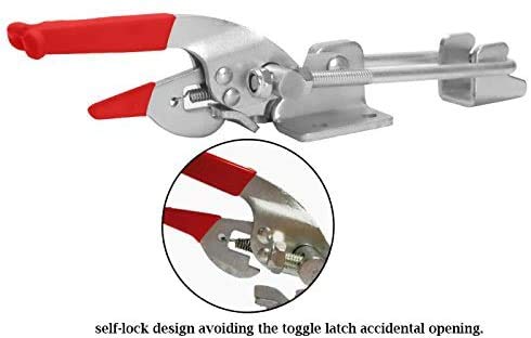 Accessbuy 2-Pack 2000lbs Capacity Heavy Duty Adjustable Latch U Bolt Self-lock Toggle Clamp (2PCS) - NewNest Australia