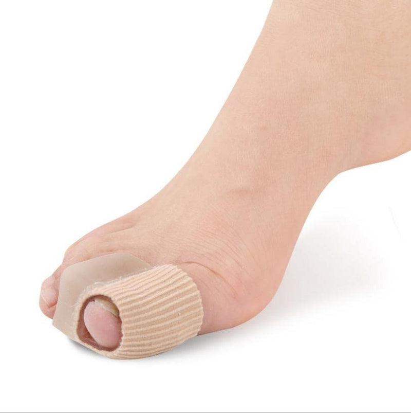 Tubular Bandages Silicone Toe Extensions (Pack of 4) Gel Toe Separators for and Hammer Toes Hallux Valgus Correction, Overlapping Toes Silicone Toe Separators - NewNest Australia