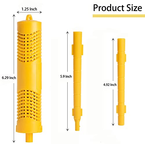 2 Pack Spa Mineral Sticks Parts Cartridge for hot Tub Swimming Pool Fish Pond Filter, Last for 4 Month(Yellow) - NewNest Australia