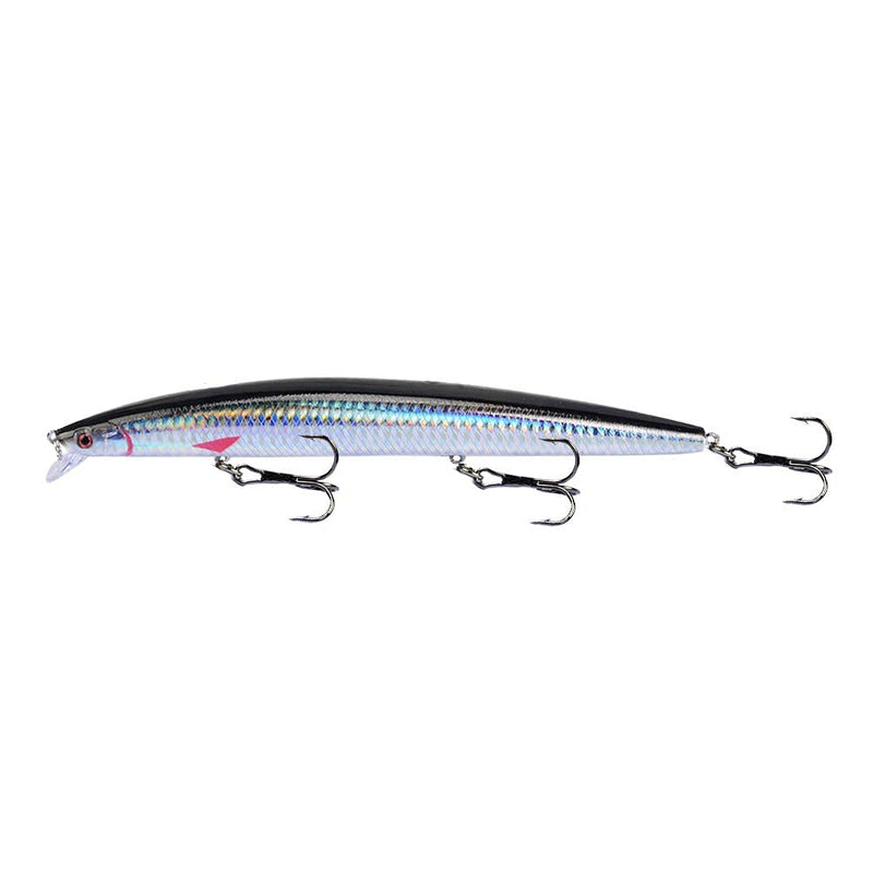 LINGYUE Fishing Lures Minnow VIB Popper Hard Bait Lures with Treble Hook Lifelike 3D Fishing Eyes Swimbait Crankbait Deep/Shallow Divers Fish Tackle Kits Y139-gary - NewNest Australia