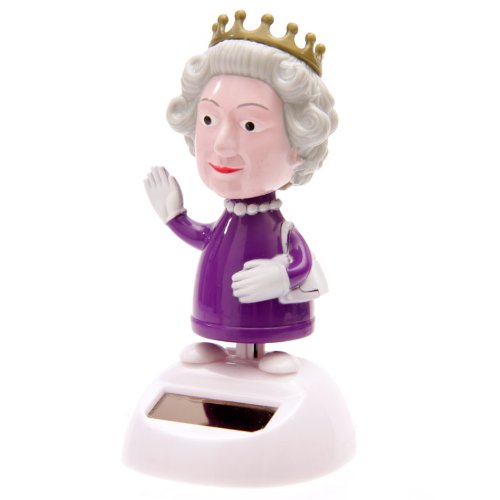 NewNest Australia - Puckator FF30 Solar-Powered Dancing Queen Ornament, 8 cm L x 8 cm W x 10 cm H, Purple 