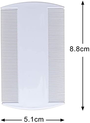 Zhjuju Lice Combs, Pack Of 4 Durable Double-Sided Nit Combs For Head Lice, Durable Double Sided Nit Combs Lice Fine Tooth Head Lice Comb For Children Adults Pets - NewNest Australia