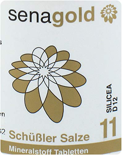 Schüssler Salt No. 11 - Silicea D12 | tablets | gluten-free (400 pieces (pack of 1)) 400 pieces (pack of 1) - NewNest Australia