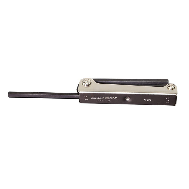 Klein Tools 70579 Folding Hex Key Set, 5-Key, SAE Sizes 5-Key SAE - NewNest Australia