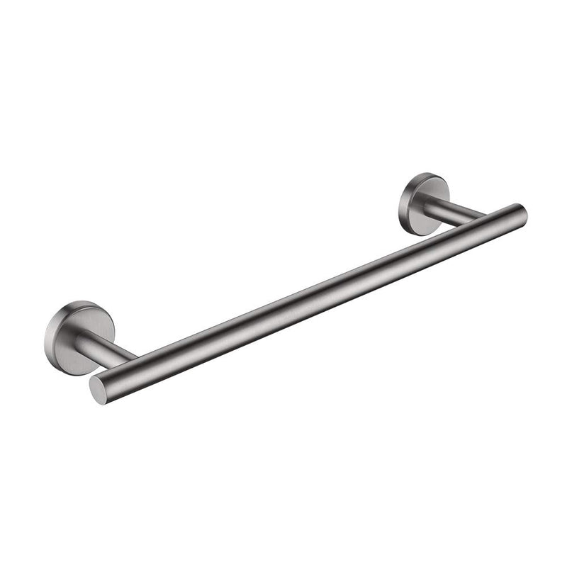 JQK Bathroom Towel Bar, 12 Inch Stainless Steel Towel Rack, Towel Holder Brushed Finished Wall Mount, Total Length 15 Inch, TB110L12-BN - NewNest Australia