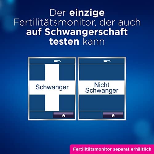 Clearblue Kinderwunsch Fertility Monitor / Cycle Computer Refill Pack, 33 Tests (30 X Ovulation Test/Fertility Test For Women To Determine Ovulation & 3 X Pregnancy Test) - NewNest Australia