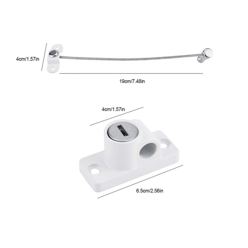 Child Window Restrictor Casement Security Lock (2 Pack) Kids Prevent Children Falling Window Lock Baby Protection - NewNest Australia