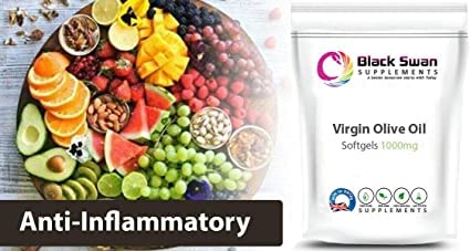 Black Swan Virgin Olive Oil 1000mg softgels – with Anti-oxidant and Anti-inflammatory Properties – Healthy Skin – Nervous System (30 caps) 30 caps - NewNest Australia