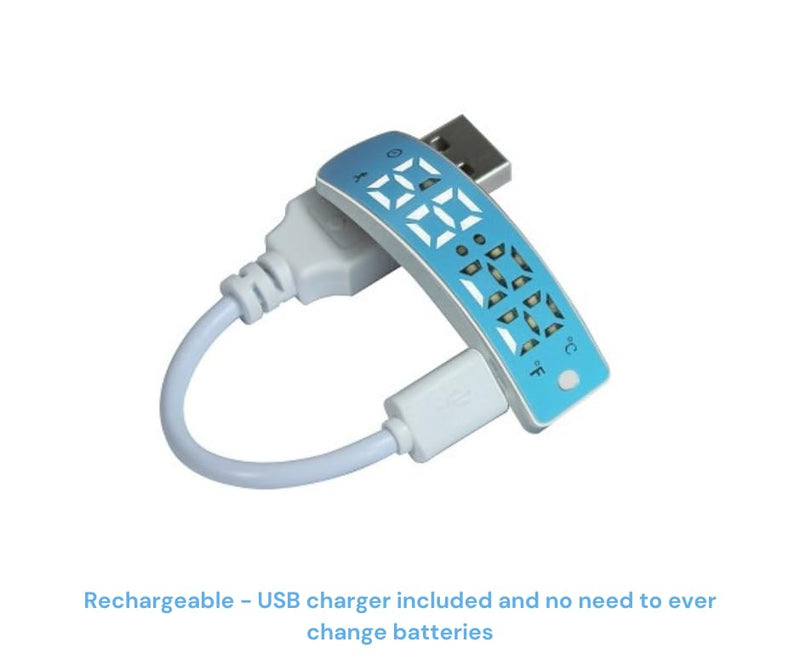 Blue Pivotell Vibratime pill reminder alarm with up to 12 daily alarms - NewNest Australia