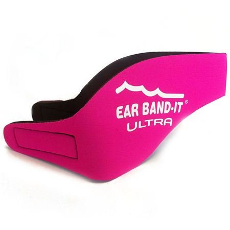 Ear Band-It Ultra Swimming Headband with Putty Buddies earplugs - 6 Pair Soft Silicone Premium Ear Plugs - The Best Swim Headband and Earplugs - Doctor Recommended Hot Pink Medium (ages 2 to 8yrs) - NewNest Australia