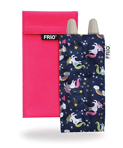 FRIO Unicorn Diabetic Insulin Cooler Bag 8 x 18 cm | For up to 2 insulin pens | Cools with cold water I No ice packs necessary | Reusable - NewNest Australia