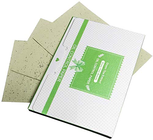200 Sheets Oil Blotting Paper, Bamboo Charcoal and Green Tea Facial Oil Absorbing Sheets, Top Handy Portable Oil Absorbing Tissues for Skin Care or Make Up(2 Pack) - NewNest Australia