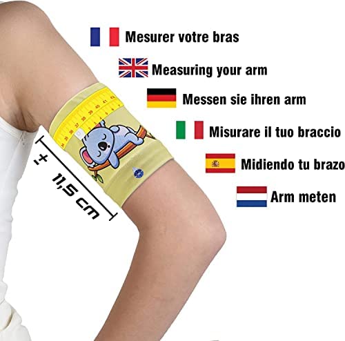 Slide Band Children, Glucose Sensor Protection Bracelet Freestyle Libre, Medtronic, Dexcom Or Omnipod - Comfortable Reusable Diabetic Tape (Junior.S (18-20 Cm)) - NewNest Australia