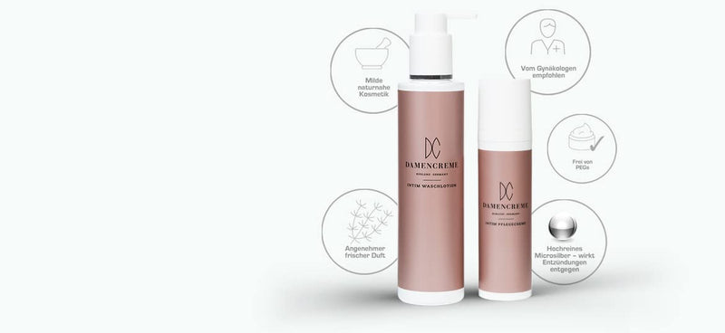 Women'S Cream Intimate Care Set - Care Cream And Intimate Wash Lotion - The First Intimate Care Developed By Urologist - Recommended By Gynaecologist - With Microsilver - NewNest Australia