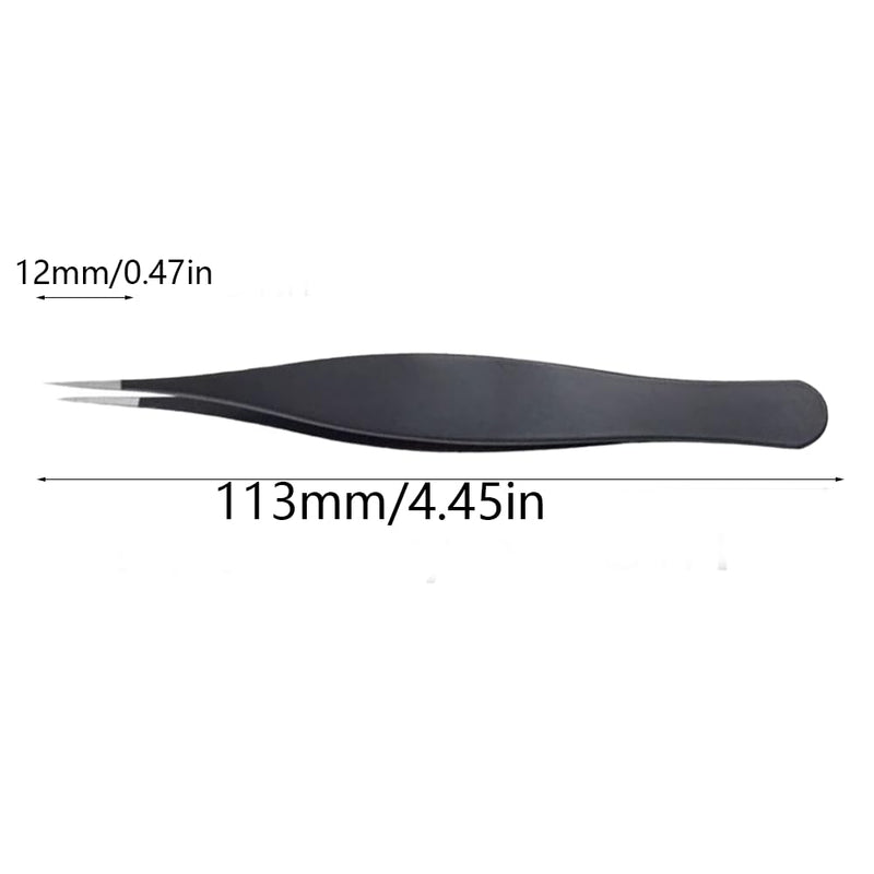 Tweezers, pointed tweezers, stainless steel tweezers, multifunctional tweezers, eyebrow removal tweezers, stainless steel tip blackhead remover - NewNest Australia