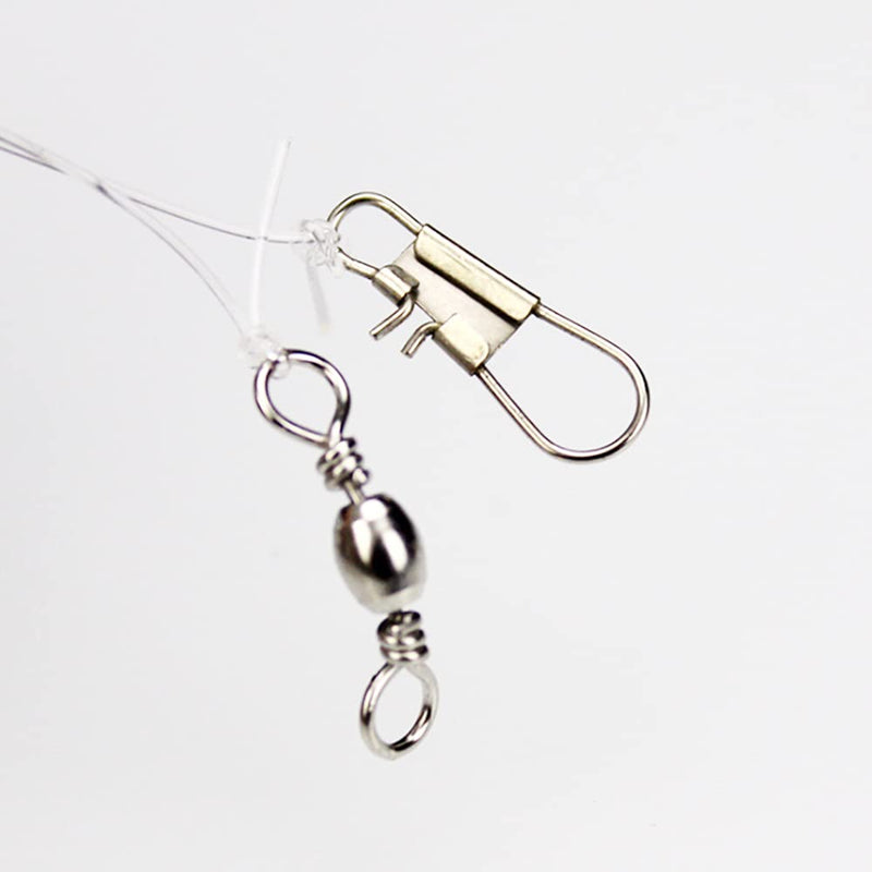 NA 8 Packs/40 Hooks Size 1#/2#/3#/4# Luminous Sabiki Rigs Fishing Flasher Lures Bait Rigs Fish Skin Glow Fishing Lure Fishing Beads High Carbon Hooks for Fresh/Saltwater - NewNest Australia