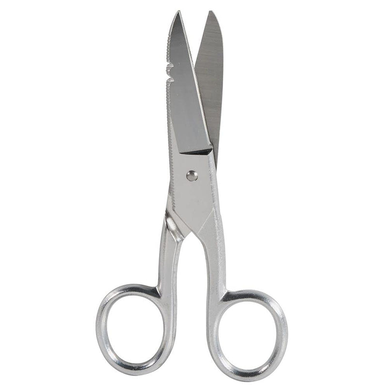 Klein Tools 2100-9 Stainless Steel Electrician's Scissors with Stripping Notches, 5-1/4-Inch - NewNest Australia