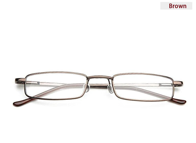 REAVEE 4 Pair Slim Pen Reading Glasses Tube Reader Glasses Men Women Small Readers Spring Hinged Eyeglasses with Portable Clip Case 1.0 4 Pack 1.0 x - NewNest Australia
