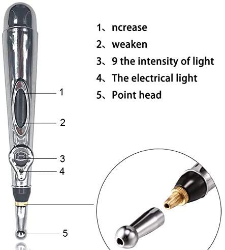 Acupuncture Pen 3-in-1 Electronic Acupuncture Pen for Pain Relief, Powerful Meridian Energy Pulse Massage Pen, Includes Massaging Gel Battery Powered - NewNest Australia