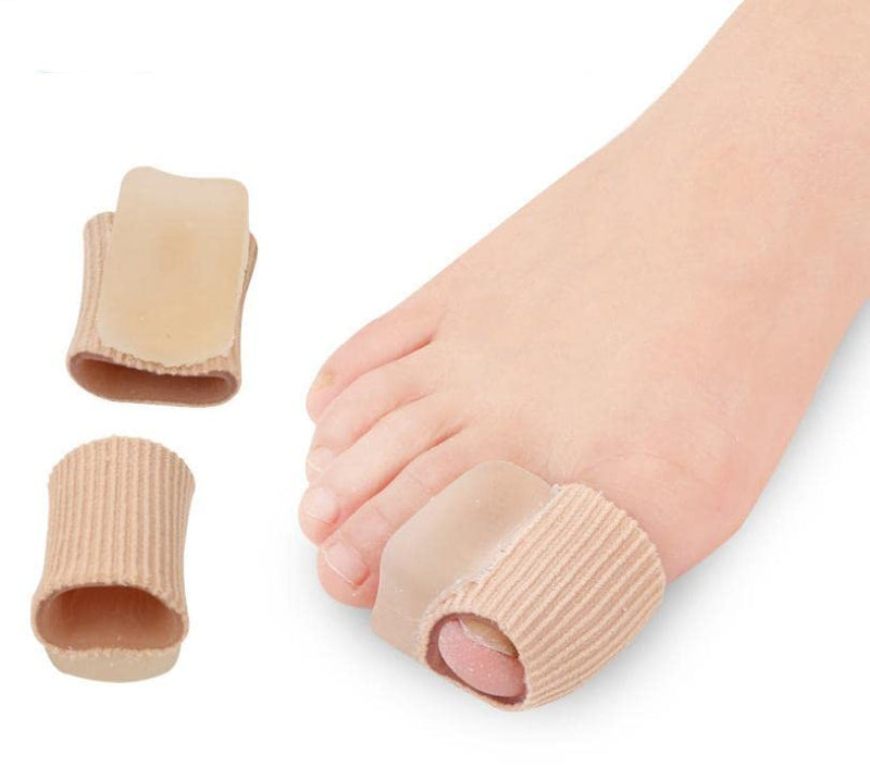 Tubular Bandages Silicone Toe Extensions (Pack of 4) Gel Toe Separators for and Hammer Toes Hallux Valgus Correction, Overlapping Toes Silicone Toe Separators - NewNest Australia