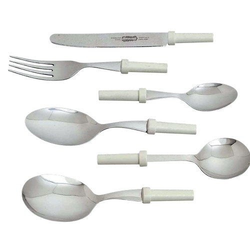 Homecraft Kings Soft Coated Spoon, PVC Utensil, Rubber Spoon, Bite Reflex Solutiion, Flexible Tableware, Eating Disability Kitchenware, Bite-Safe Tablespoon (Eligible for VAT relief in the UK) - NewNest Australia