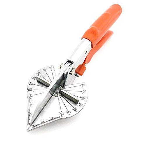 Multi Angle Miter Shear Cutter, 45-135 Degree Adjustable Angle Scissors Trim Shears Hand Tools for Cutting Soft Wood, Plastic, PVC and Other - NewNest Australia